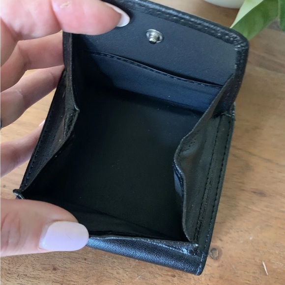 Buxton Leather Minimizer Wallet & Coin Purse Genuine Black Leather - Picture 10 of 10